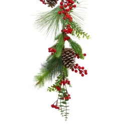 5' X 10" Berry Pine And Eucalyptus Artificial Christmas Garland - Unlit -Best Christmas Store northlight yk87867 1 10405.1667530471