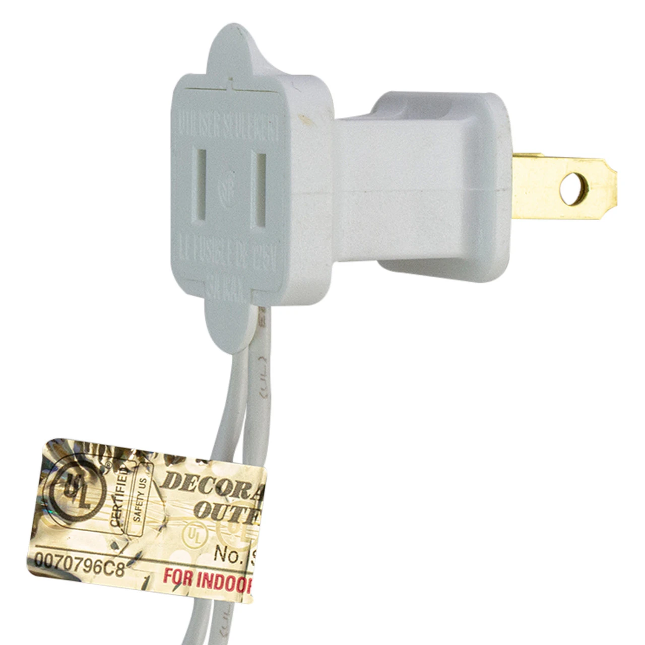 2' X 8' Pure White LED Wide Angle Net Style Column Wrap Christmas Lights, White Wire 5 2' X 8' Pure White LED Wide Angle Net Style Column Wrap Christmas Lights, White Wire - Image 5