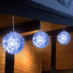 6" Clear LED Hanging Christmas Crystal Sphere Decor -Best Christmas Store northlight ys27569 3 20787.1667488274