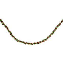 5' Green, Gold And Red Jingle Bell Christmas Garland, Unlit -Best Christmas Store northlight ys28302 02 77460.1686600977