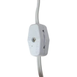 Christmas Village Replacement C7 Single Light Cord, 6' White Wire -Best Christmas Store northlight ys90452 4 15711.1667569547