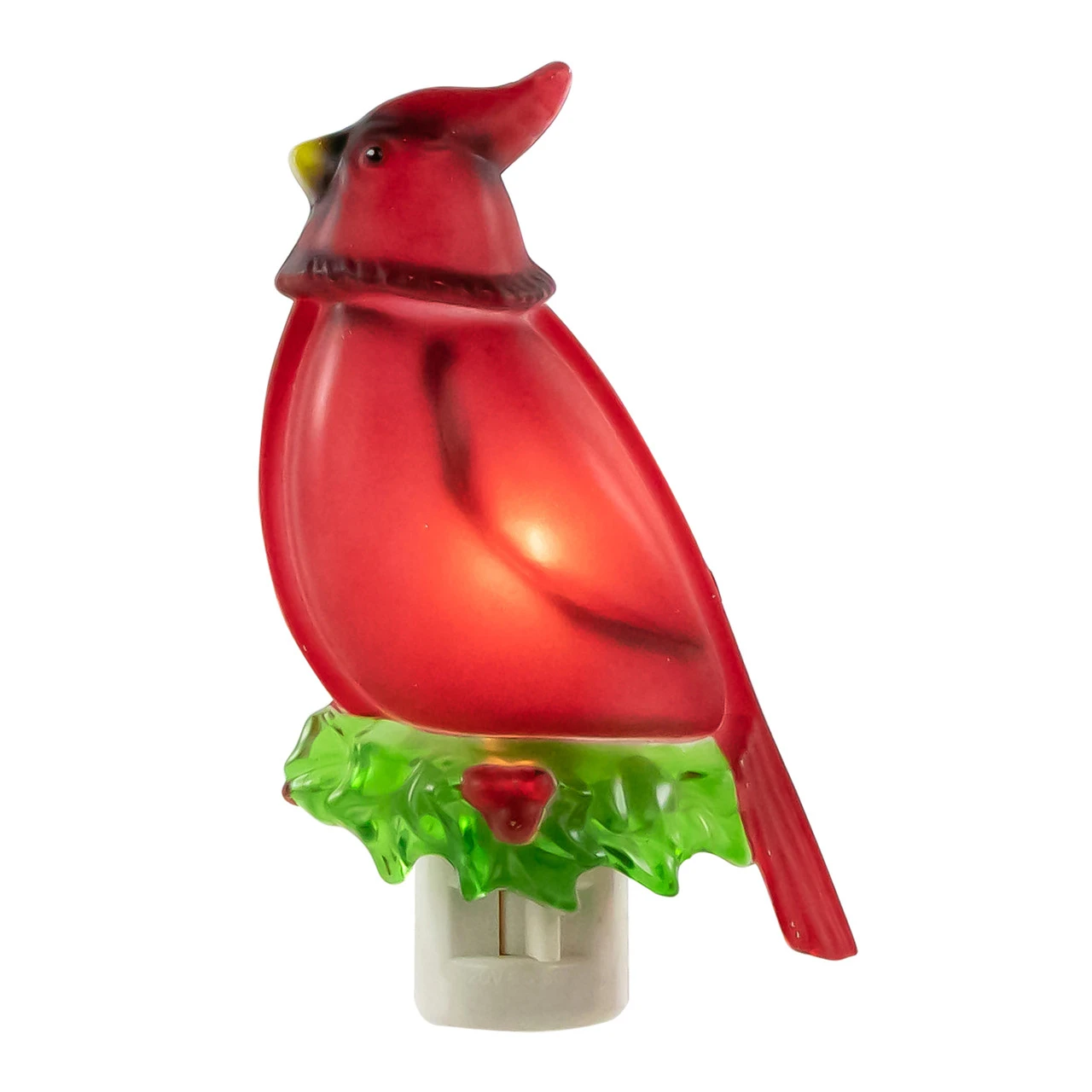 5.5" Red Cardinal Bird Christmas Night Light 1 5.5" Red Cardinal Bird Christmas Night Light