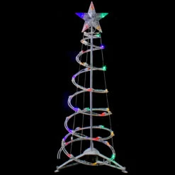3ft LED Lighted Spiral Cone Tree Outdoor Christmas Decoration, Multi Lights -Best Christmas Store northlight ys92330 small sample 2 56721.1667531700