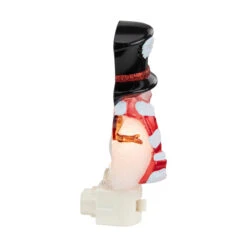 6.5" White And Red Snowman In Black Top Hat Christmas Night Light -Best Christmas Store northlight ys93827 2 32983.1680153831