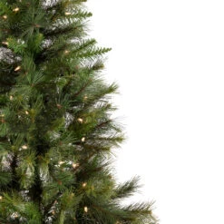 7.5' Pre-Lit Slim Canyon Pine Half Wall Artificial Christmas Tree - Clear Lights -Best Christmas Store northlight ytc346 gr 5 updated 85656.1667263642
