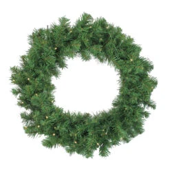 4-Piece Artificial Winter Spruce Christmas Tree, Wreath And Garland Set 6.5' - Clear Lights -Best Christmas Store northlight z16018 27465.1670422133