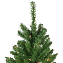 4.5' Pre-Lit White River Fir Artificial Pencil Christmas Tree - Clear Lights -Best Christmas Store northlight z16022 3 08019.1667490074