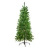 4.5' Pre-Lit White River Fir Artificial Pencil Christmas Tree - Clear Lights