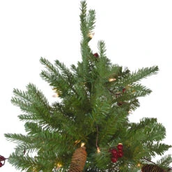 7.5’ Pre-Lit Mixed Winter Berry Pine Artificial Christmas Tree - Clear Lights 9 7.5’ Pre-Lit Mixed Winter Berry Pine Artificial Christmas Tree - Clear Lights -Best Christmas Store northlight z27676 3 14633.1667570037