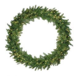 Pre-Lit Northern Pine LED Artificial Christmas Wreath - 48-Inch, Warm White Lights 5 Pre-Lit Northern Pine LED Artificial Christmas Wreath - 48-Inch, Warm White Lights -Best Christmas Store northlight z35735 3 33781.1667655151