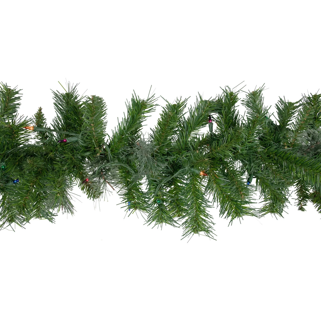 9' X 10" Pre-Lit Mixed Cashmere Pine Artificial Christmas Garland - Multi-Color Lights 5 9' X 10" Pre-Lit Mixed Cashmere Pine Artificial Christmas Garland - Multi-Color Lights - Image 5