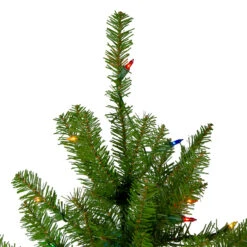 6.5' Pre-Lit Northern Pine Full Artificial Christmas Tree - Multi-Color Lights -Best Christmas Store northlight z84654 2 03397.1667489919
