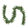 9' X 10" Noble Fir With Berries Artificial Christmas Garland - Unlit