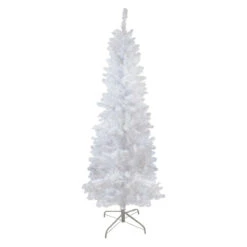 6' Pencil White Spruce Artificial Christmas Tree - Unlit