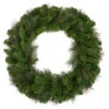 Mixed Beaver Pine Artificial Christmas Wreath, 24-Inch, Unlit