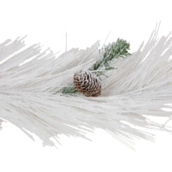 6' X 10" White Flocked Artificial Christmas Garland With Pine Cones, Unlit 9 6' X 10" White Flocked Artificial Christmas Garland With Pine Cones, Unlit -Best Christmas Store northlight z94018 2 44527.1678396698