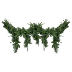 6' X 18" Mixed Pine Artificial Christmas Icicle Garland, Unlit -Best Christmas Store northlight z94043 1new 52267.1668539395