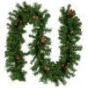9' X 12" Pre-Lit Dakota Red Pine Artificial Christmas Garland - Clear Dura Lights