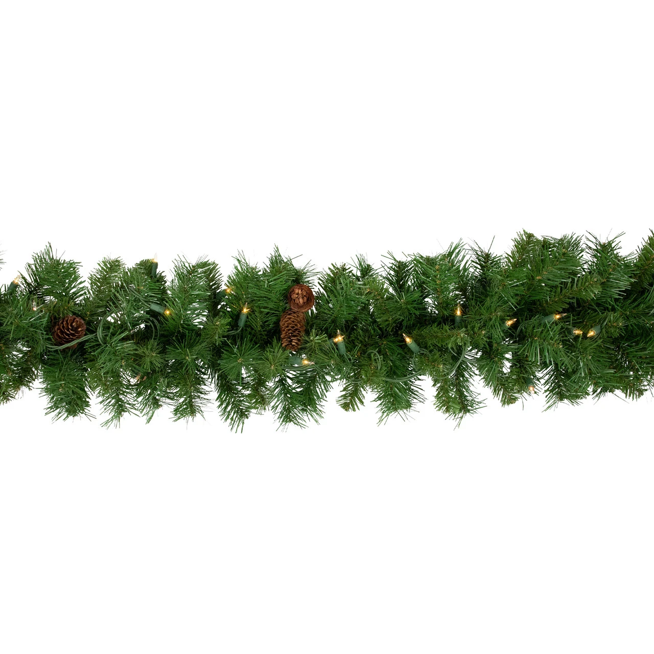9' X 12" Pre-Lit Dakota Red Pine Artificial Christmas Garland - Clear Dura Lights 3 9' X 12" Pre-Lit Dakota Red Pine Artificial Christmas Garland - Clear Dura Lights - Image 3