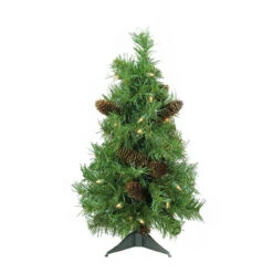 2' Pre-Lit Green Full Dakota Pine Artificial Christmas Tree - Clear Dura-Lit Lights 5 2' Pre-Lit Green Full Dakota Pine Artificial Christmas Tree - Clear Dura-Lit Lights -Best Christmas Store northlight z99403 3 99431.1667578541