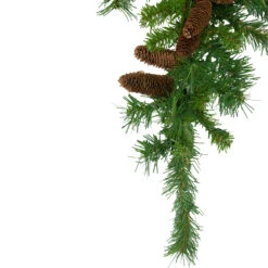 34" Dakota Red Pine Artificial Christmas Swag With Pine Cones - Unlit -Best Christmas Store northlight z99411 3 75246.1667655423