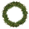 Pre-Lit Dakota Pine Artificial Christmas Wreath, 72-Inch, Warm White LED Lights