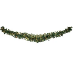 6' Pre-Lit Country Mixed Pine Artificial Christmas Swag - Clear Lights