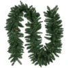 9' X 12" Pre-Lit Buffalo Fir Artificial Christmas Garland - Clear Lights