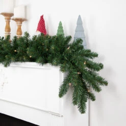9' X 12" Pre-Lit Buffalo Fir Artificial Christmas Garland - Clear Lights -Best Christmas Store northlight z99687 2 styled 85756.1677088658