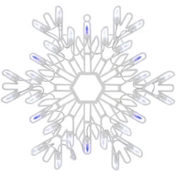 16" LED Lighted Pure White And Blue Snowflake Christmas Window Silhouette Decoration -Best Christmas Store northlight zg15718 3 99232.1667535194
