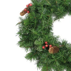 Iced Mixed Pine Berries And Pinecones Artificial Christmas Wreath - 24-Inch, Unlit 5 Iced Mixed Pine Berries And Pinecones Artificial Christmas Wreath - 24-Inch, Unlit -Best Christmas Store northlightb36258b 48807.1683761750