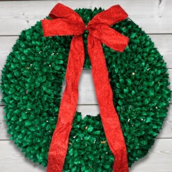 Pre-Lit Glittered Leaves Artificial Christmas Wreath - 28-Inch, Clear Lights 7 Pre-Lit Glittered Leaves Artificial Christmas Wreath - 28-Inch, Clear Lights -Best Christmas Store northlightd18 31914gra 28b 44621.1667536314