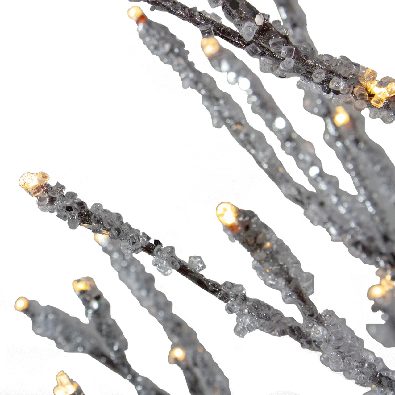 4' Pre-Lit LED Brown Artificial Christmas Tree With Icicle Lights- Clear Lights 4 4' Pre-Lit LED Brown Artificial Christmas Tree With Icicle Lights- Clear Lights - Image 4