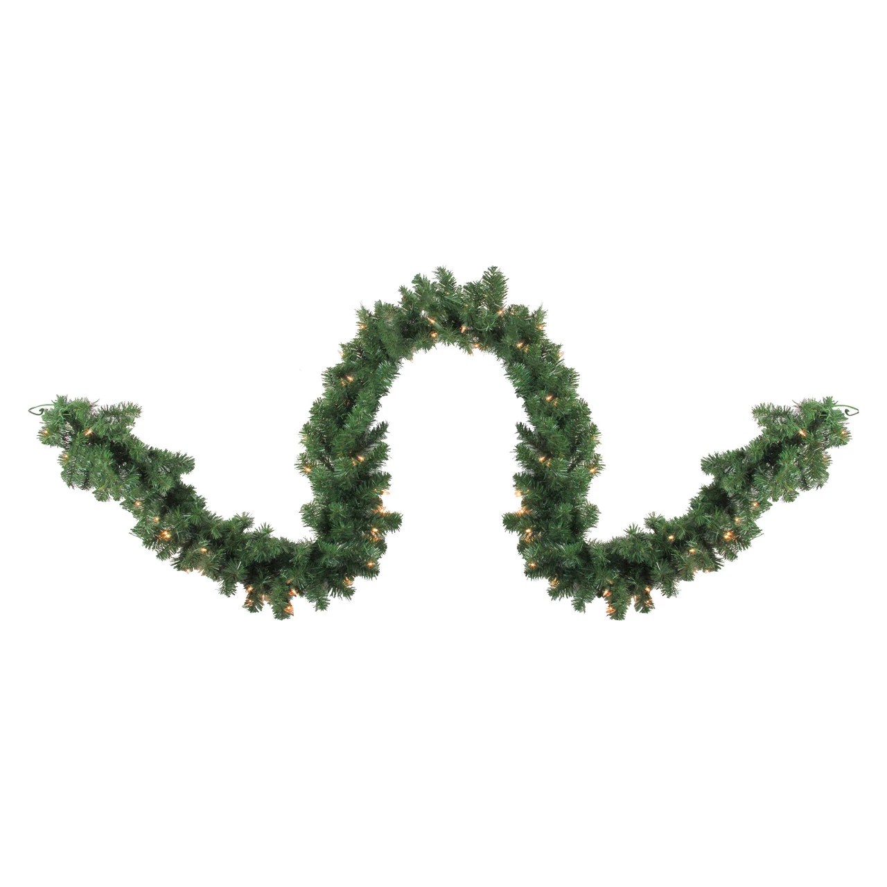 9' X 10" Pre-Lit Pine Artificial Christmas Garland - Clear Dura-Lit Lights 1 9' X 10" Pre-Lit Pine Artificial Christmas Garland - Clear Dura-Lit Lights