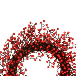 Festive Red Berries Artificial Christmas Wreath - 22-Inch, Unlit 5 Festive Red Berries Artificial Christmas Wreath - 22-Inch, Unlit -Best Christmas Store northlightss312b 78772.1667663657