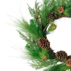 Pine Cones And Needles Artificial Christmas Wreath - 24-Inch, Unlit -Best Christmas Store northlightvm02190b 32299.1667488239