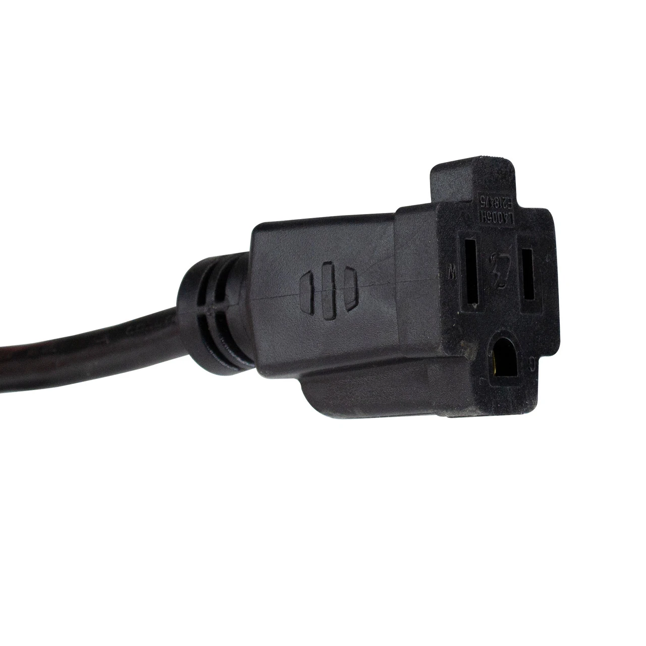 100' Black 3-Prong Outdoor Extension Power Cord 3 100' Black 3-Prong Outdoor Extension Power Cord - Image 3