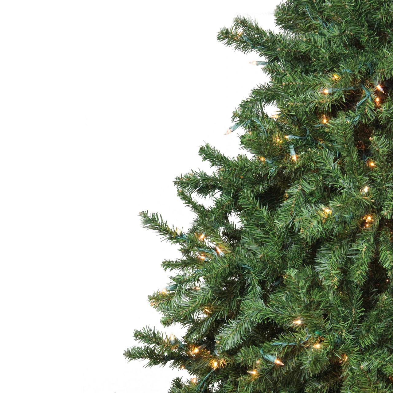 15' Pre-Lit Canadian Pine Commercial Artificial Christmas Tree - Warm White Lights 2 15' Pre-Lit Canadian Pine Commercial Artificial Christmas Tree - Warm White Lights - Image 2