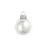 4ct Shiny Silver Glass Ball Christmas Ornaments 4.75" (120mm)