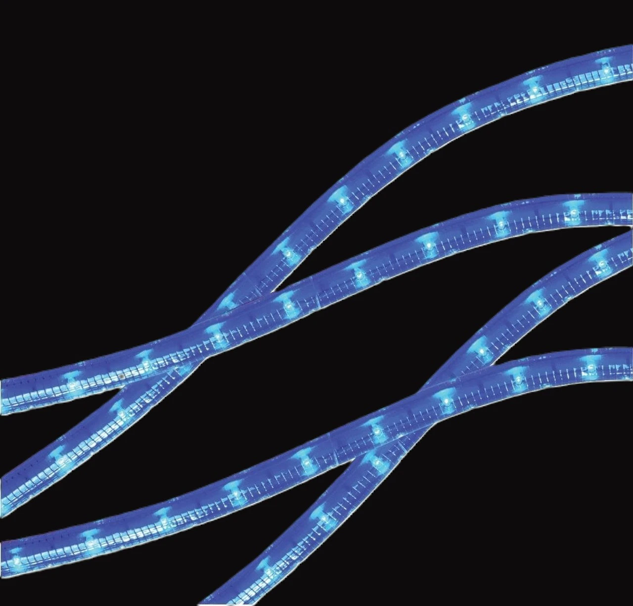 215-Count Blue Christmas Rope Light Set, 18ft 2 215-Count Blue Christmas Rope Light Set, 18ft - Image 2