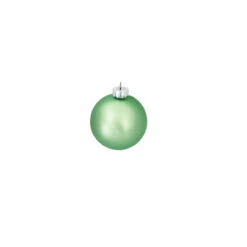 12ct Patina Green Matte Glass Christmas Ball Ornaments 2.75" (70mm)
