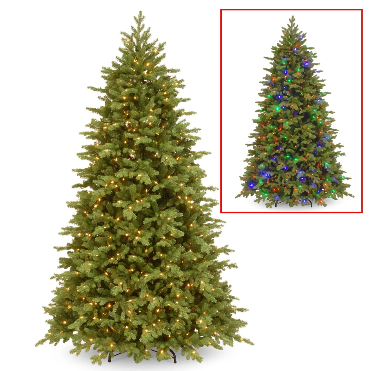 7.5’ Pre-Lit Princeton Fraser Fir Artificial Christmas Tree – Dual Color LED Lights 1 7.5’ Pre-Lit Princeton Fraser Fir Artificial Christmas Tree – Dual Color LED Lights