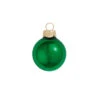 2ct Green Shiny Glass Christmas Ball Ornaments 6" (150mm)