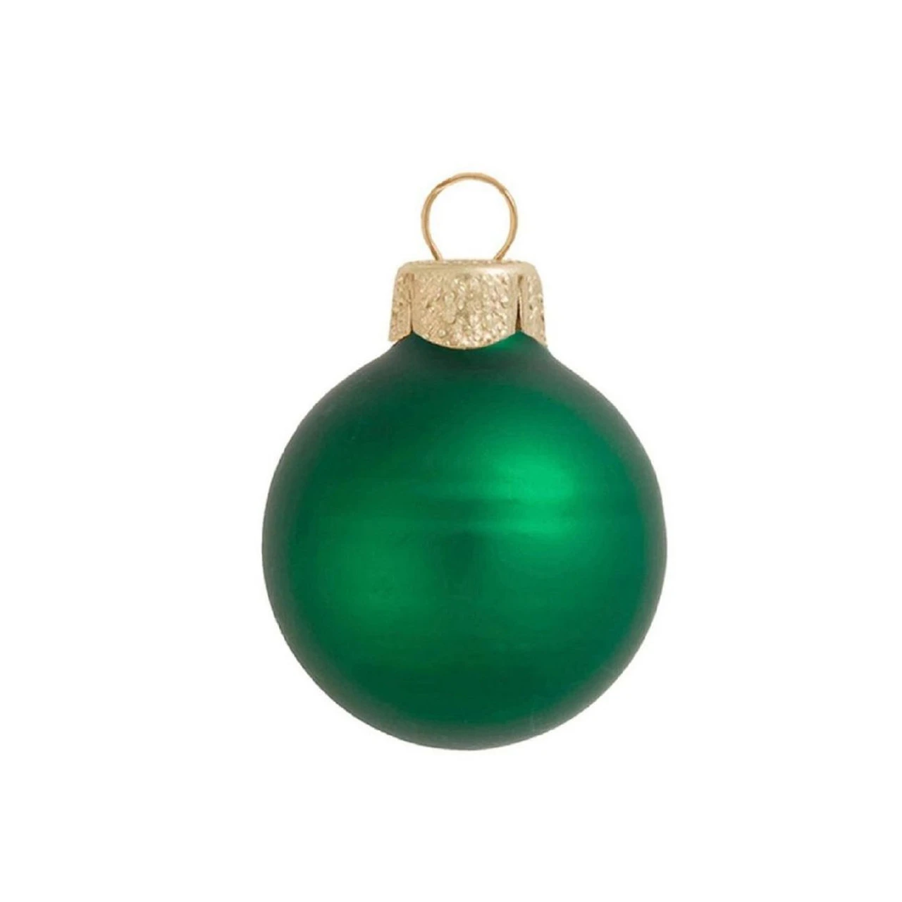8ct Green Matte Glass Christmas Ball Ornaments 3.25" (80mm) 1 8ct Green Matte Glass Christmas Ball Ornaments 3.25" (80mm)
