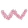 9' X 14" Light Pink Fir Artificial Christmas Garland - Pink Dura-Lit Lights
