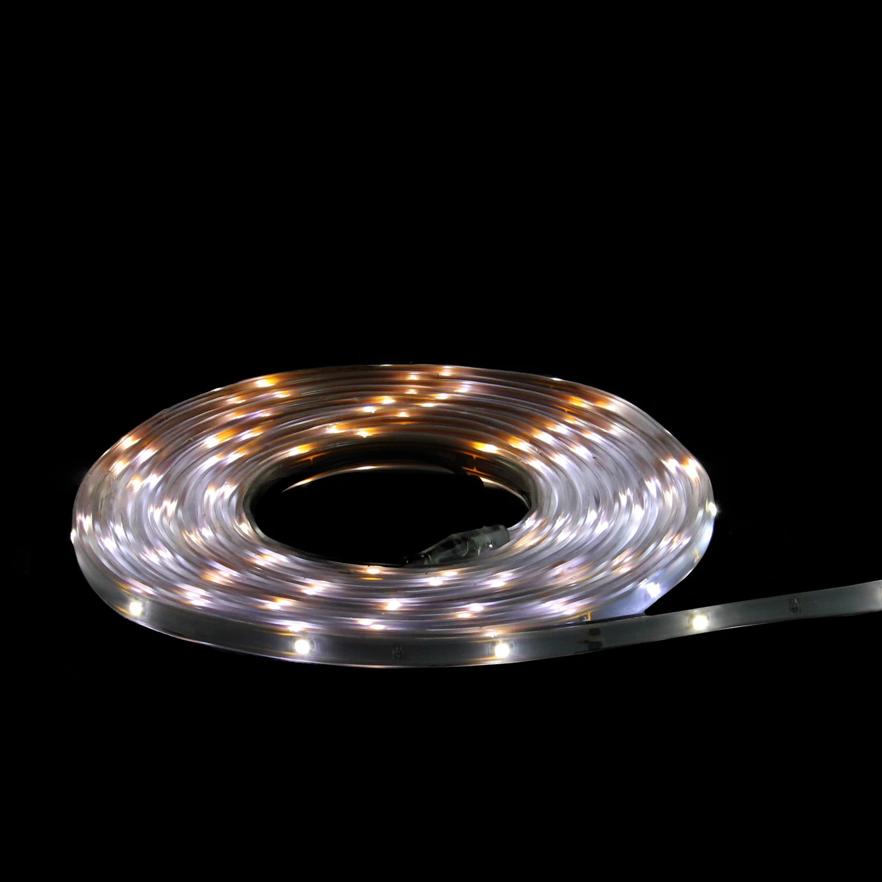 18' Pure White LED Outdoor Christmas Linear Tape Lighting - White Finish 1 18' Pure White LED Outdoor Christmas Linear Tape Lighting - White Finish