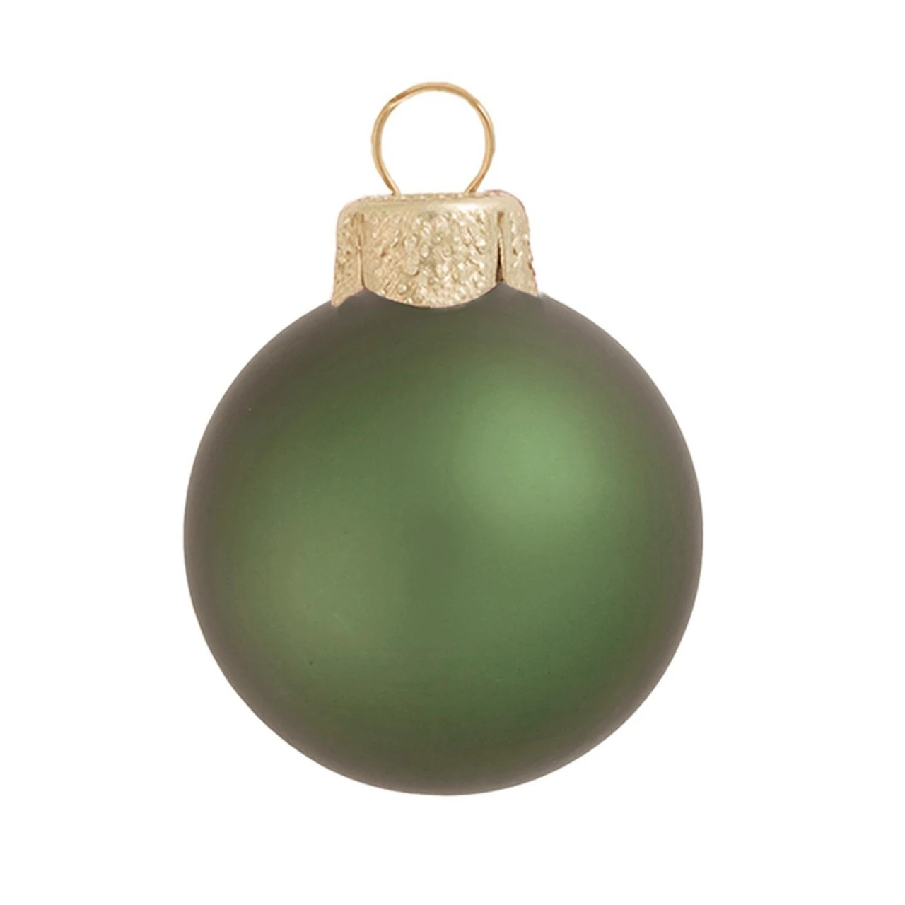 8ct Shale Green Matte Glass Christmas Ball Ornaments 3.25" (80mm) 1 8ct Shale Green Matte Glass Christmas Ball Ornaments 3.25" (80mm)