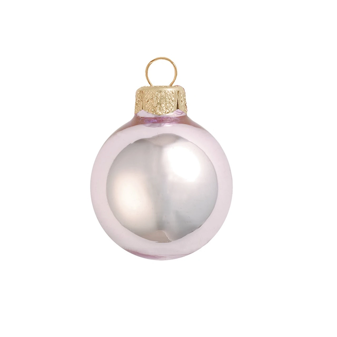 40ct Shiny Baby Pink Glass Ball Christmas Ornaments 1.5" (40mm) 1 40ct Shiny Baby Pink Glass Ball Christmas Ornaments 1.5" (40mm)