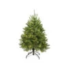 4' Pre-Lit Full Northern Pine Artificial Christmas Tree - Warm Clear LED Lights