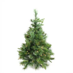 3' X 29" Pre-Lit Ashcroft Cashmere Pine Full Artificial Christmas Tree - Clear Dura Lights